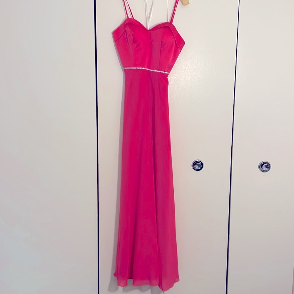 Size 6 Christina Wu Pink Formal Gown